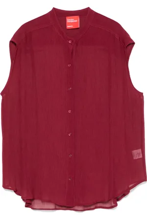 ..,MERCI Camisa semitranslúcida