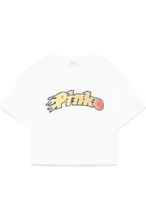 Pinko Camiseta con logo estampado