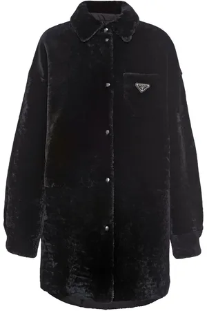 Prada Abrigo reversible con logo