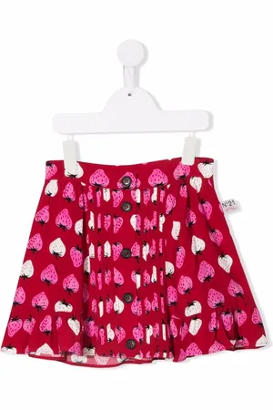 Nº21 Minifalda acampanada con fresas estampadas