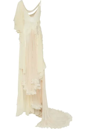 Dsquared2 Vestido largo asimétrico