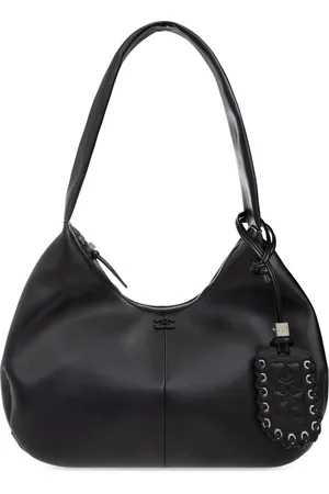 Ganni Bolso de hombro con placa del logo