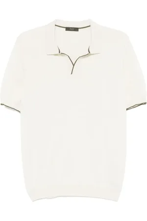 FAY Camisa con cuello de polo