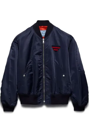 Prada Chaqueta bómber con parche del logo