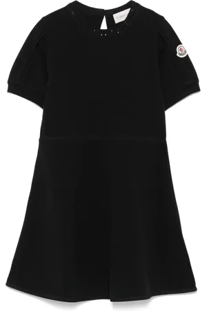 Moncler Vestido de piqué de algodón