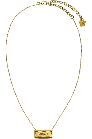 VERSACE Collar con colgante y logo