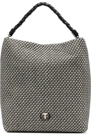 Twin-Set Bolso shopper con efecto de malla