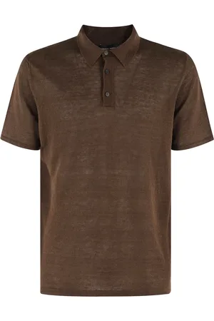 Roberto Collina Polo de algodón y lino