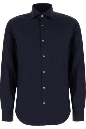 corneliani Camisa de popelina