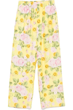 Moschino Pantalones palazzo con estampado floral
