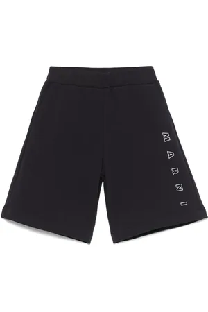 Marni Bermudas con logo estampado