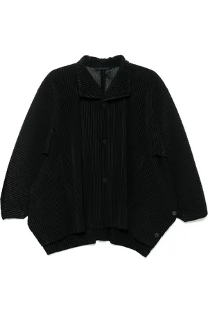 Issey Miyake Chaqueta Kite con pliegues