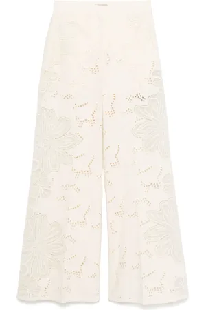 Elie saab Pantalones de chándal bordados