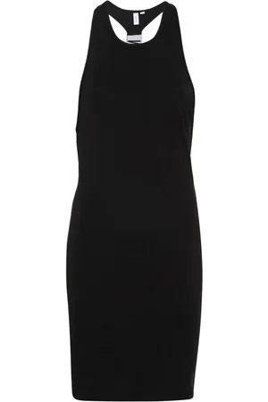 Calvin Klein Vestido corto Beach con franja del logo
