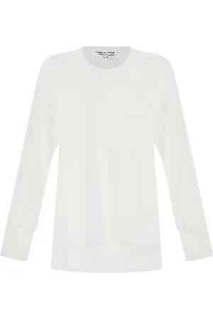 Comme des Garçons Blusa semitranslúcida