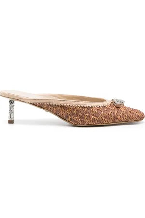 GCDS Mules con monograma en relieve