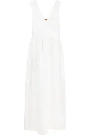 ERMANNO SCERVINO Vestido largo con detalle de encaje