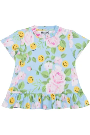 Moschino Vestido con estampado de smiley