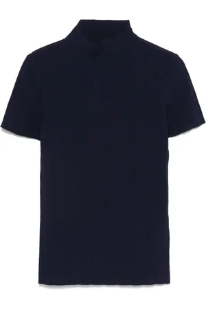 REMAIN Camiseta de canalé ancho