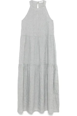 PESERICO SIGN Vestido midi a capas escalonadas