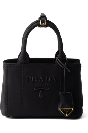 Prada Bolso shopper mini de lona