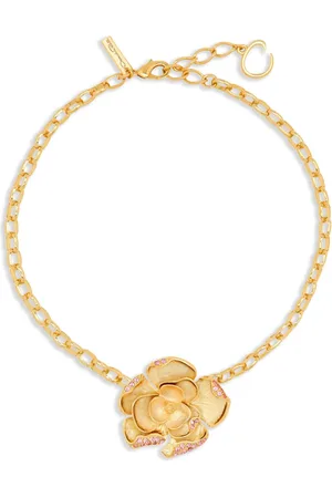 Oscar de la Renta Collar con colgante Pavé Rose