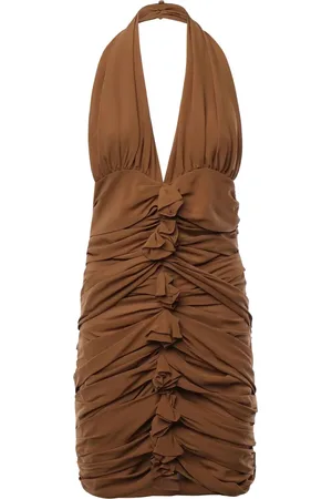 Saint Laurent Vestido drapeado