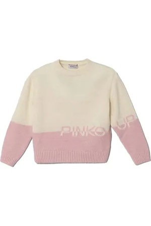 Pinko Jersey con logo en intarsia