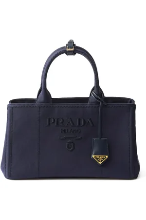 Prada Bolso de mano grande de lona