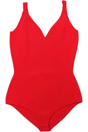Alexander McQueen Body con cuello en V