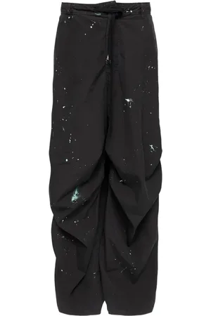 Maison Margiela Pantalones con motivo de salpicaduras de pintura
