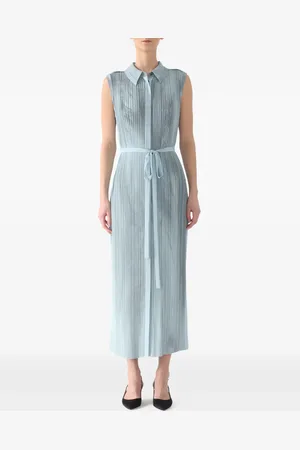 Jason Wu Vestido midi con efecto plisado