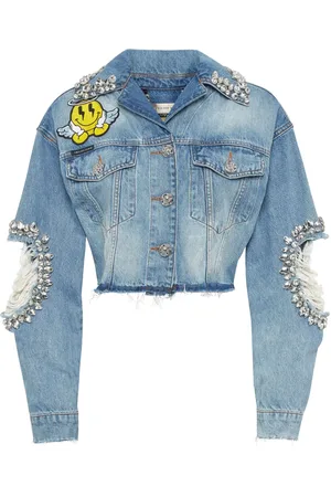 Philipp Plein Chaqueta vaquera corta Smile