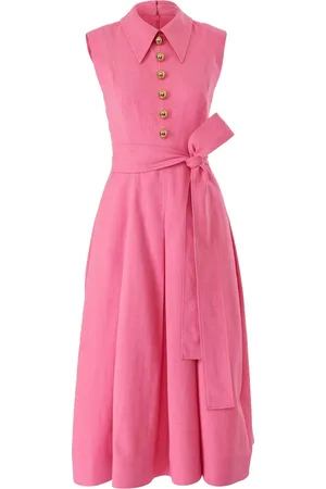 Carolina Herrera Vestido midi con cinturón