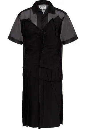 Maison Margiela Vestido midi a capas