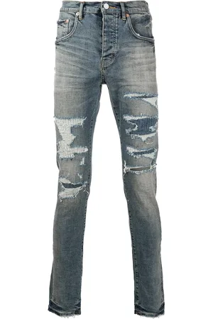 Purple Brand Vaqueros slim de talle bajo