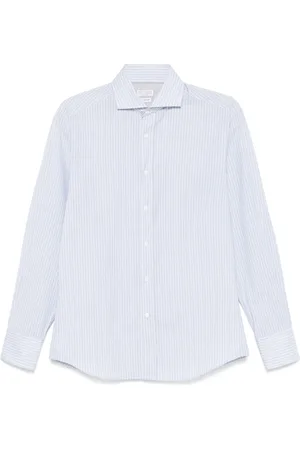 Brunello Cucinelli Camisa a rayas