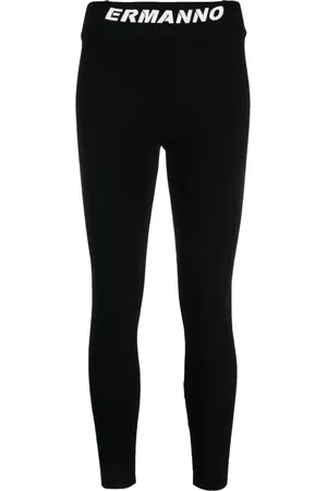 Ermanno Firenze Leggins con logo en la cinturilla
