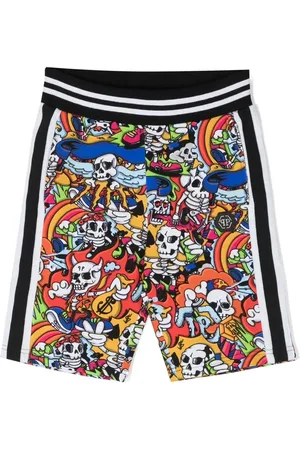 Philipp Plein Bañador con motivo gráfico