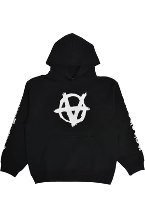 Vetements Sudadera Double Anarchy con capucha