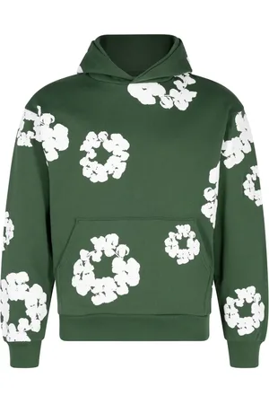 DENIM TEARS Sudadera con capucha y estampado Cotton Wreath
