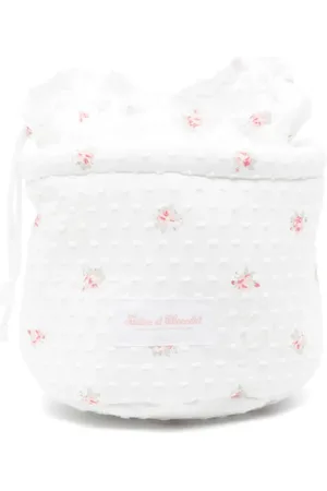Tartine Et Chocolat Bolso bombonera con rosa estampada