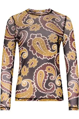 J.W.Anderson Top con estampado de cachemira