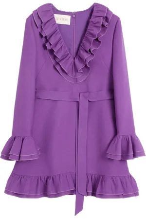 VALENTINO GARAVANI Vestido corto de crepé Couture