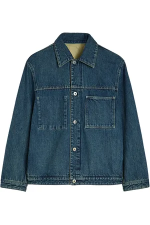 Jil Sander Chaqueta vaquera con efecto lavado