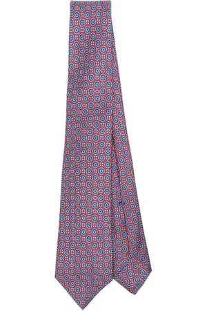 Kiton Corbata con motivo en jacquard