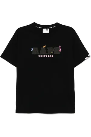 A Bathing Ape Camiseta con parche del logo