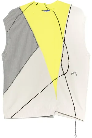 A-cold-wall* Chaleco con costuras decorativas