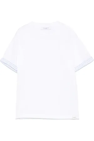 Paolo Pecora Camiseta con ribete en contraste