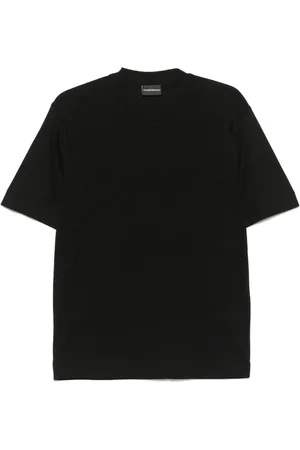 Emporio Armani Camiseta con logo en jacquard